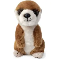 Living Nature Plüschtier stehendes Baby Erdmännchen Spielzeug