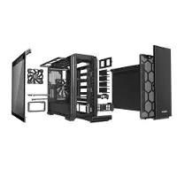 be quiet! Silent Base 601 Window, Midi Tower, PC, Schwarz, ATX, EATX, micro ATX, Mini-ITX, Acrylnitril-Butadien-Styrol (ABS), SECC, Gehärtetes Glas, HDD