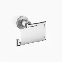 Dornbracht TARA Papierrollenhalter mit Deckel, 83510892-93, Farbe: Chrom Matt