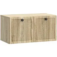 Syfax Wandmontierter TV-Schrank 59,5 x 31 x 30 cm Sonoma-Eiche