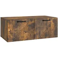 vidaXL Wandmontierter TV-Schrank Geräucherte Eiche 78,5 x 41 x 30 cm
