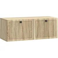 Syfax Wandmontierter TV-Schrank Sonoma-Eiche 78,5 x 31 x 30 cm