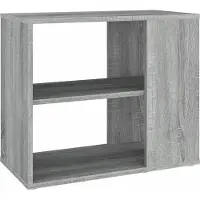 Syfax Beistelltisch Grau Sonoma 60x30x50 cm Holzwerkstoff