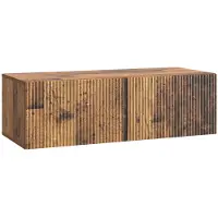 Syfax Wandmontierter TV-Schrank 98 x 41 x 30 cm Altholz Holzwerkstoff