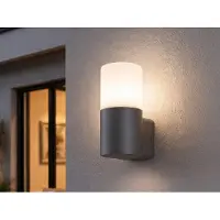 Meine Wunschleuchte LED Außenwandleuchte in Anthrazit Höhe 17,5cm - Außenleuchte Fassadenbeleuchtung