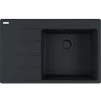 Franke Centro CNG 611-78A Black Matt Collection - 114.0658.593 Granitspüle