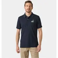Helly Hansen für Herren. 34545 Hp Figari Poloshirt navy (M), Lässig, Polyamid, Kurzarm, Marine