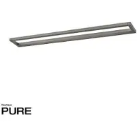 Paul Neuhaus LED-Wandlampe Puro, grau, Breite 100 cm, Alu, Dimmer