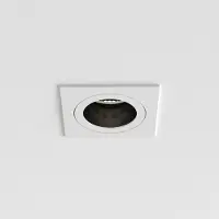 Astro Einbauleuchte Pinhole Slimline Square feststehend feuerfest IP65 6W GU10 weiß 1434002