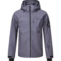 NORDBERG Hamer Woven Skijacke – Herren – Grau - Größe M