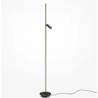 Maytoni LED-Stehleuchte Thin, schwarz, Alu, Höhe 155 cm, dim