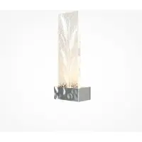 Maytoni LED-Wandleuchte Ornate, chrom/klar, Höhe 31 cm, Glas