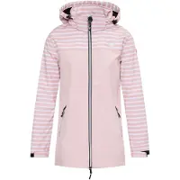 NORDBERG Maddy - Softshell-Sommerjacke für Damen - Rosa Streifen - Größe S