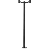 Ideal Lux Außenleuchtenfuß Clio MPT2 Nero 249520 E27 2x60W IP44 57,5cm schwarz