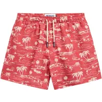 Sebago für Herren. 77116WW Sandbeach-Badeanzug (M), Rot, Strandbekleidung, Polyester