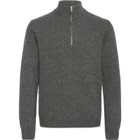 Casual Friday Troyer "Troyer CFKarl", Herren, Gr. S, grau (pewter mix), Obermaterial: 80% Wolle WO. 20% Polyamid PA., Pullover Troyer