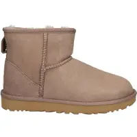 Ugg für Damen. 1016222 Classic Mini II Stiefeletten aus Leder in Taupe (36), Wohnung, Wildleder, Keine, Lässig