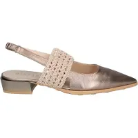 Hispanitas für Damen. HV264866 Turin graue Schuhe (38), Leder, Wohnung, 1 bis 3 cm, Keine, Lässig, Party, Klassisch, Taupe