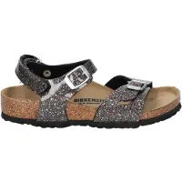 Birkenstock - Kid's Rio AS Birko-Flor Cosmic Sparkle - Sandalen Gr 28 - Narrow braun