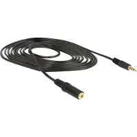 DeLOCK 84667, 3.5mm, Männlich, 3.5mm, Weiblich, 2 m, Schwarz