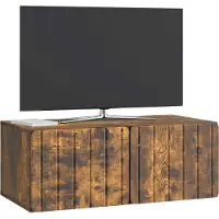 vidaXL Wandmontierter TV-Schrank 78,5 x 41 x 30 cm Raucheiche
