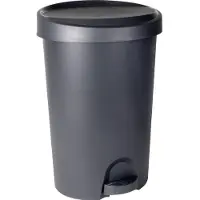 Eda Plastiques EDA Tret-Abfallbehälter Stepy 27 Liter PP anthrazit
