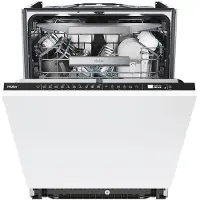Haier I-Pro Shine Series 4 XI 6B0M3PB, Voll integriert, Standardgröße (60 cm), Schwarz, Touchsteuerung, Schublade, Doppelte Bewegung