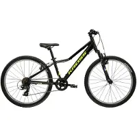 KROSS Kinderfahrrad "Kinderad 24" Hexagon JR 1.0 Schwarz 8 Gänge 2026" 8 Gang Shimano TOURNEY TX800 Schaltwerk Kettenschaltung