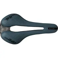 Selle Royal Selle Italia Flite Boost Gravel TI 316 Superflow, Fahrradsattel, Track, Blau, Einfarbig, Karbonfaser, Mikrofaser