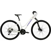KROSS Crossrad "Crossrad Damen 28" Evado 4.0 grau 16 Gänge" 16 Gang Shimano ACERA M3020 Schaltwerk Kettenschaltung