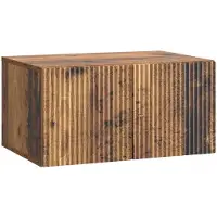 Syfax Wandmontierter TV-Schrank 59,5 x 41 x 30 cm Altholz