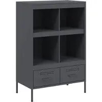Syfax Highboard Anthrazit 68x39x101,5 cm Stahl