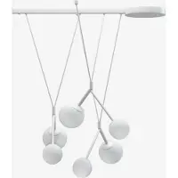 Lucis Pendelleuchte ZED 27,2W LED 3000K Glas Schwarzopal ZL3.L1.Z80.61