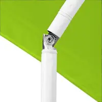 OEM Gartenschirm - Sonnenschirm Gartenhütte knickbar Polyester limonengrün Ø 180 cm UV-Schutz