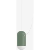 Lucis Pendelleuchte CAPSULE 6,2W LED 3000K Glas grüner Opal ZL.L1.C15.76