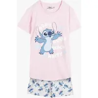 Disney Stitch Pyjama, Hellrosa, 116-122