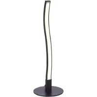 JUST LIGHT LED-Tischleuchte Wave 3.000K 30cm schwarz