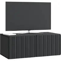 vidaXL Wandmontierter TV-Schrank 78,5 x 41 x 30 cm Schwarz
