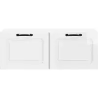 vidaXL Wandmontierter TV-Schrank Hochglanz Weiß 78,5 x 41 x 30 cm
