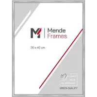 MendeFrames Bilderahmen Kunststoff Museumsglas 15x21 cm silber H245
