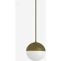 Lucis Pendelleuchte SEMILUNA 6,2W LED 3000K Glas weiß opal ZT.L1.S150.60