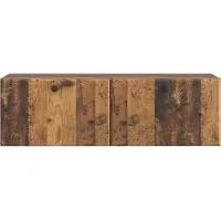 vidaXL Wandmontierter TV-Schrank 98 x 31 x 30 cm Altholz Holzwerkstoff
