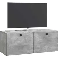 vidaXL Wandmontierter TV-Schrank 78,5 x 31 x 30 cm Betongrau