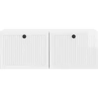 vidaXL Wandmontierter TV-Schrank Hochglanz Weiß 78,5 x 31 x 30 cm