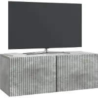 vidaXL Wandmontierter TV-Schrank 78,5 x 31 x 30 cm Betongrau