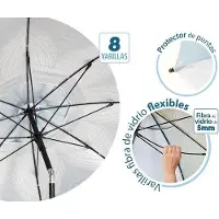 OEM Aluminium-Strandsonnenschirm Ø 180-240 cm mit Tragebeutel und Sonnenschutz UPF 50+ in grün oder blau - 200 cm