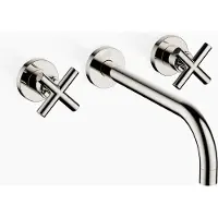 Dornbracht TARA Waschtisch-Wandbatterie ohne Ablaufgarnitur, Ausladung 240mm, Bausatz-Endmontage, 36717892-08, Farbe: Platin