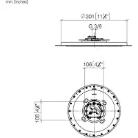 Dornbracht 28033970-26 RB für Deckeneinbau SERIENSPEZIFISCH