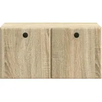 vidaXL Wandmontierter TV-Schrank 59,5 x 41 x 30 cm Sonoma-Eiche