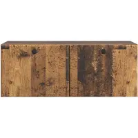 vidaXL Wandmontierter TV-Schrank 78,5 x 31 x 30 cm Altholz